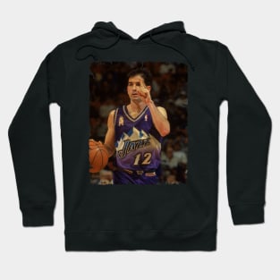 John Stockton - Vintage Design Of Basketball Hoodie